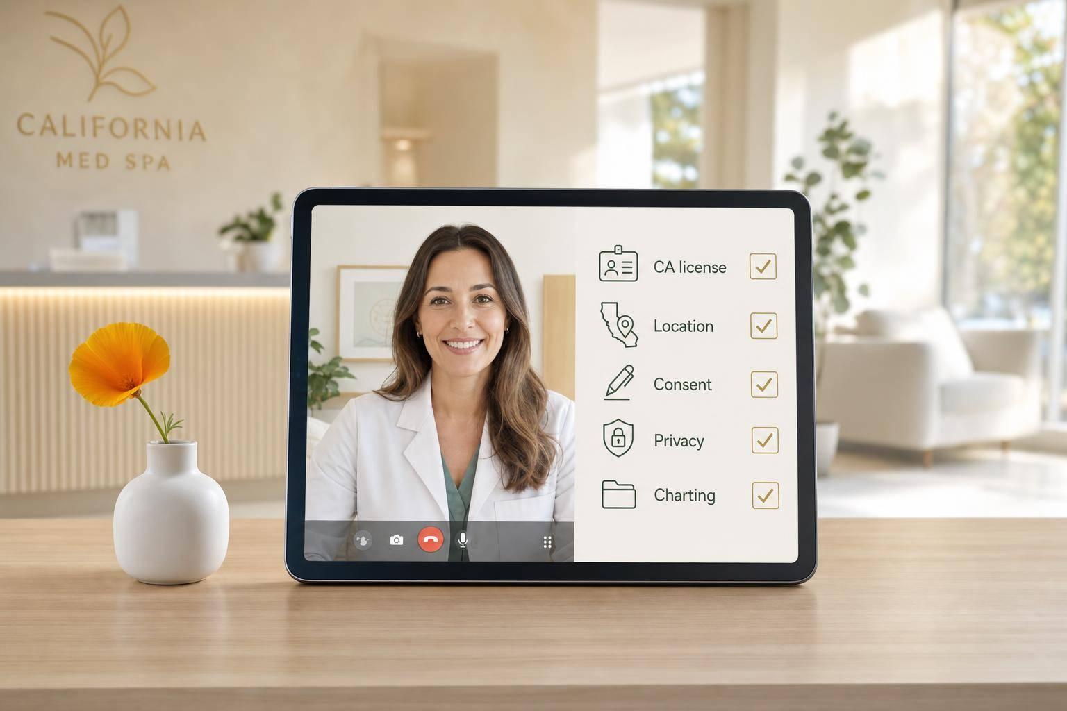California Telehealth Rules for Med Spas