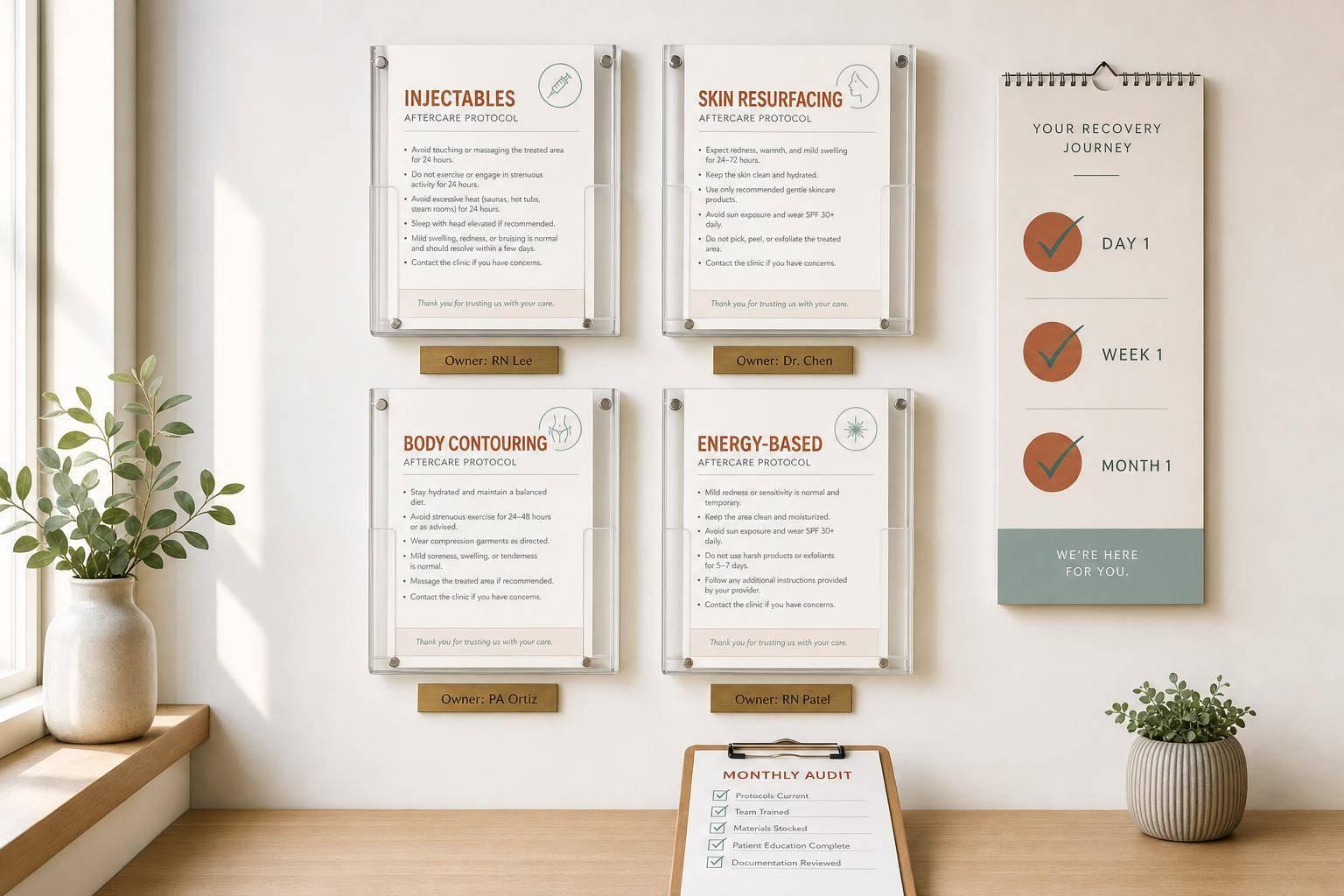 Aesthetic Aftercare Protocols: Guide for Clinics